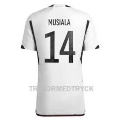 Tyskland Jamal Musiala 14 VM 2022 Fotbollströja Hemma Tyskland Jamal Musiala 14 VM 2022 Fotbollströja Hemma