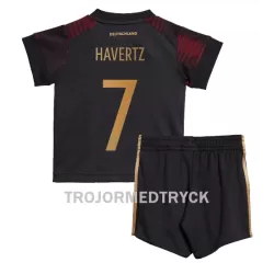 Tyskland Kai Havertz 7 VM 2022 Fotbollströja Barn Borta Tyskland Kai Havertz 7 VM 2022 Fotbollströja Barn Borta