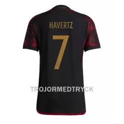 Tyskland Kai Havertz 7 VM 2022 Fotbollströja Borta Tyskland Kai Havertz 7 VM 2022 Fotbollströja Borta