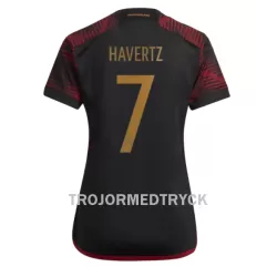 Tyskland Kai Havertz 7 VM 2022 Fotbollströja Dam Borta Tyskland Kai Havertz 7 VM 2022 Fotbollströja Dam Borta