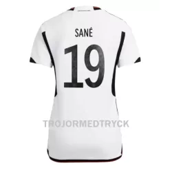 Tyskland Leroy Sané 19 VM 2022 Fotbollströja Dam Hemma Tyskland Leroy Sané 19 VM 2022 Fotbollströja Dam Hemma