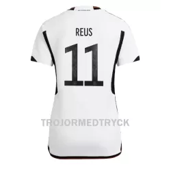 Tyskland Marco Reus 11 VM 2022 Fotbollströja Dam Hemma Tyskland Marco Reus 11 VM 2022 Fotbollströja Dam Hemma