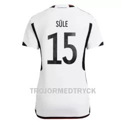 Tyskland Niklas Sule 15 VM 2022 Fotbollströja Dam Hemma Tyskland Niklas Sule 15 VM 2022 Fotbollströja Dam Hemma