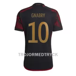 Tyskland Serge Gnabry 10 VM 2022 Fotbollströja Borta Tyskland Serge Gnabry 10 VM 2022 Fotbollströja Borta