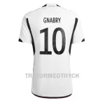 Tyskland Serge Gnabry 10 VM 2022 Fotbollströja Hemma