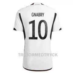 Tyskland Serge Gnabry 10 VM 2022 Fotbollströja Hemma Tyskland Serge Gnabry 10 VM 2022 Fotbollströja Hemma