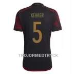 Tyskland Thilo Kehrer 5 VM 2022 Fotbollströja Borta