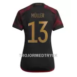 Tyskland Thomas Müller 13 VM 2022 Fotbollströja Dam Borta