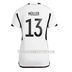 Tyskland Thomas Müller 13 VM 2022 Fotbollströja Dam Hemma Tyskland Thomas Müller 13 VM 2022 Fotbollströja Dam Hemma