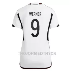Tyskland Timo Werner 9 VM 2022 Fotbollströja Dam Hemma