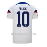USA Christian Pulisic 10 VM 2022 Fotbollströja Hemma