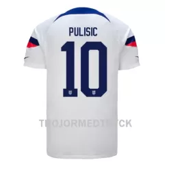 USA Christian Pulisic 10 VM 2022 Fotbollströja Hemma USA Christian Pulisic 10 VM 2022 Fotbollströja Hemma