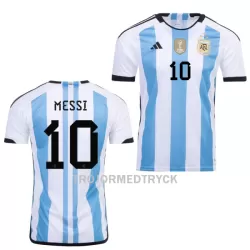 Argentina 3 Star Messi 10 VM 2022 Fotbollströja Hemma Argentina 3 Star Messi 10 VM 2022 Fotbollströja Hemma