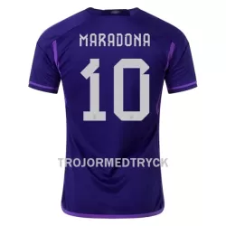 Argentina Maradona 10 VM 2022 Fotbollströja Borta Argentina Maradona 10 VM 2022 Fotbollströja Borta