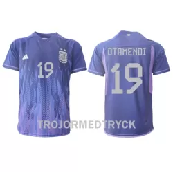 Argentina Nicolas Otamendi 19 VM 2022 Fotbollströja Borta Argentina Nicolas Otamendi 19 VM 2022 Fotbollströja Borta