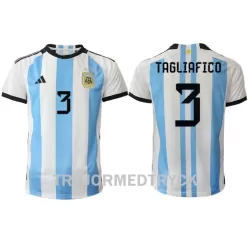 Argentina Nicolas Tagliafico 3 VM 2022 Fotbollströja Hemma Argentina Nicolas Tagliafico 3 VM 2022 Fotbollströja Hemma