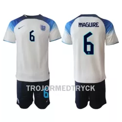 England Harry Maguire 6 VM 2022 Fotbollströja Barn Hemma England Harry Maguire 6 VM 2022 Fotbollströja Barn Hemma
