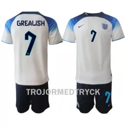England Jack Grealish 7 VM 2022 Fotbollströja Barn Hemma England Jack Grealish 7 VM 2022 Fotbollströja Barn Hemma
