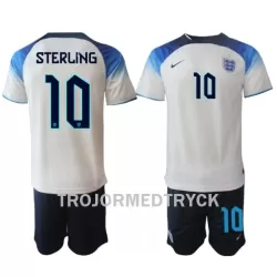 England Raheem Sterling 10 VM 2022 Fotbollströja Barn Hemma England Raheem Sterling 10 VM 2022 Fotbollströja Barn Hemma
