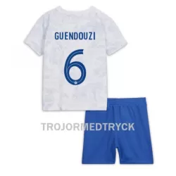 Frankrike Matteo Guendouzi 6 VM 2022 Fotbollströja Barn Borta Frankrike Matteo Guendouzi 6 VM 2022 Fotbollströja Barn Borta