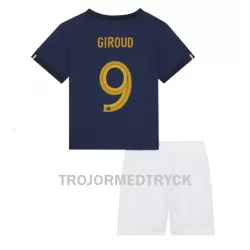 Frankrike Olivier Giroud 9 VM 2022 Fotbollströja Barn Hemma Frankrike Olivier Giroud 9 VM 2022 Fotbollströja Barn Hemma