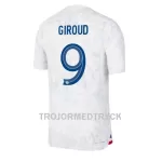 Frankrike Olivier Giroud 9 VM 2022 Fotbollströja Borta