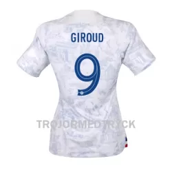Frankrike Olivier Giroud 9 VM 2022 Fotbollströja Dam Borta Frankrike Olivier Giroud 9 VM 2022 Fotbollströja Dam Borta