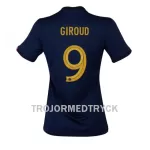 Frankrike Olivier Giroud 9 VM 2022 Fotbollströja Dam Hemma