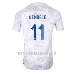 Frankrike Ousmane Dembele 11 VM 2022 Fotbollströja Borta Frankrike Ousmane Dembele 11 VM 2022 Fotbollströja Borta
