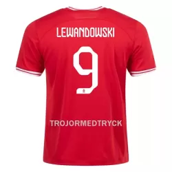 Polen LEWANDOWSKI 9 VM 2022 Fotbollströja Borta Polen LEWANDOWSKI 9 VM 2022 Fotbollströja Borta