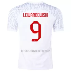 Polen LEWANDOWSKI 9 VM 2022 Fotbollströja Hemma Polen LEWANDOWSKI 9 VM 2022 Fotbollströja Hemma