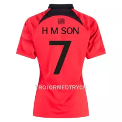 Sydkorea H M SON 7 VM 2022 Fotbollströja Dam Hemma Sydkorea H M SON 7 VM 2022 Fotbollströja Dam Hemma