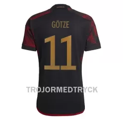 Tyskland Mario Gotze 11 VM 2022 Fotbollströja Borta Tyskland Mario Gotze 11 VM 2022 Fotbollströja Borta