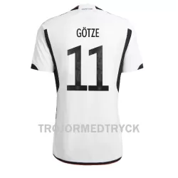 Tyskland Mario Gotze 11 VM 2022 Fotbollströja Hemma Tyskland Mario Gotze 11 VM 2022 Fotbollströja Hemma