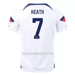 USA HEATH 7 VM 2022 Fotbollströja Hemma USA HEATH 7 VM 2022 Fotbollströja Hemma