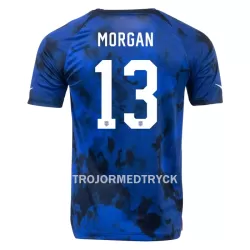 USA MORGAN 13 VM 2022 Fotbollströja Borta USA MORGAN 13 VM 2022 Fotbollströja Borta