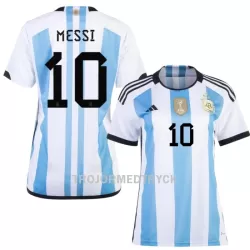 Argentina 3 Star MESSI 10 VM 2022 Fotbollströja Dam Argentina 3 Star MESSI 10 VM 2022 Fotbollströja Dam