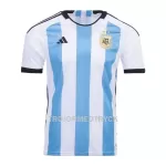 Argentina 3 Star VM 2022 Fotbollströja Hemma