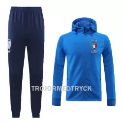 Italien Träningsjacka Hoodie-dräkt 22/23 Blå Italien Träningsjacka Hoodie-dräkt 22/23 Blå