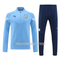Manchester City Träningströja Quarter-Zip 22/23 Blå Manchester City Träningströja Quarter-Zip 22/23 Blå
