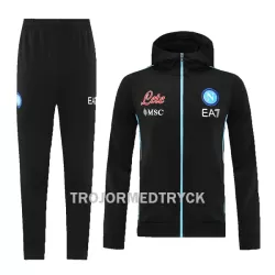 Napoli Träningsjacka Hoodie-dräkt 22/23 Svart Napoli Träningsjacka Hoodie-dräkt 22/23 Svart