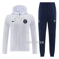 Paris Saint-Germain Träningsjacka Hoodie-dräkt 22/23 Vit Paris Saint-Germain Träningsjacka Hoodie-dräkt 22/23 Vit