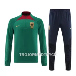 Portugal Träningströja Quarter-Zip 2022 Grön Portugal Träningströja Quarter-Zip 2022 Grön