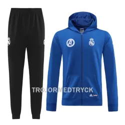 Real Madrid Träningsjacka Hoodie-dräkt 22/23 Blå Real Madrid Träningsjacka Hoodie-dräkt 22/23 Blå