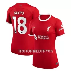 Liverpool Gakpo 18 Fotbollströja Dam Hemma 2023/24 Liverpool Gakpo 18 Fotbollströja Dam Hemma 2023/24