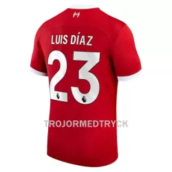 Liverpool Luis Díaz 23 Fotbollströja Hemma 2023/24