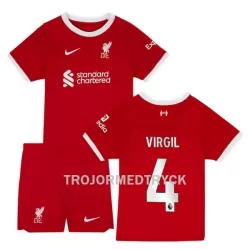 Liverpool Virgil 4 Fotbollströja Barn Hemma 2023/24 Liverpool Virgil 4 Fotbollströja Barn Hemma 2023/24