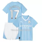 Manchester City De Bruyne 17 Fotbollströja Barn Hemma 2023/24