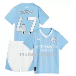 Manchester City Foden 47 Fotbollströja Barn Hemma 2023/24 Manchester City Foden 47 Fotbollströja Barn Hemma 2023/24