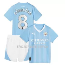 Manchester City Gündogan 8 Fotbollströja Barn Hemma 2023/24 Manchester City Gündogan 8 Fotbollströja Barn Hemma 2023/24